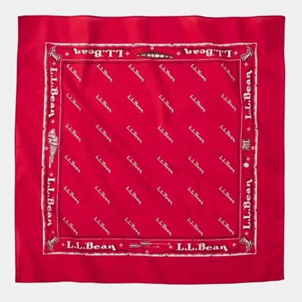 Adults' L.L. Bean Vintage Western Red Bandana